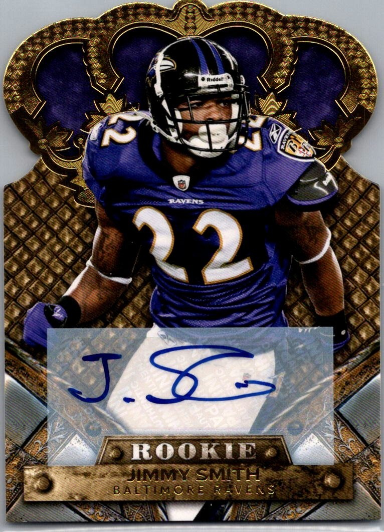 Jimmy Smith Panini Crown Royale #145 Autograph-Gold
