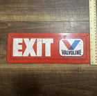 Valvoline Gas & Oil EXIT sign Vintage Original