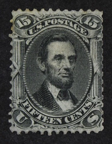 CKStamps: US Stamps Collection Scott#98 15c Lincoln Mint H OG Gum Dist CV$4250