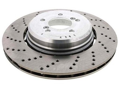Rear Left SHW Performance Brake Rotor fits BMW M5 2006-2010 24KDWPPQ