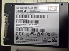 Western Digital Blue 3D NAND 500GB Internal 2.5" (WDS500G2B0A) SSD