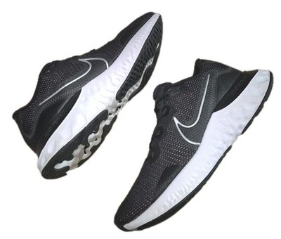  Nike Renew Run 13 US Men's Black Metalic Silver Running Training Sneaker