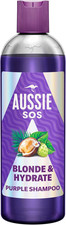 Image of Aussie SOS Blonde and Hydrate Purple Shampoo 300Ml for Bleached, Highlighted and