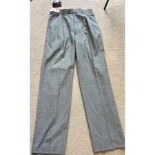 Barrington Womens Pleated Dress Pants Trousers Gray Houndstooth Size 34x34