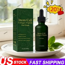 Stem Cell Collagen Peptide Oral Drops for Lift  Firm Skin Reduce Wrinkle US