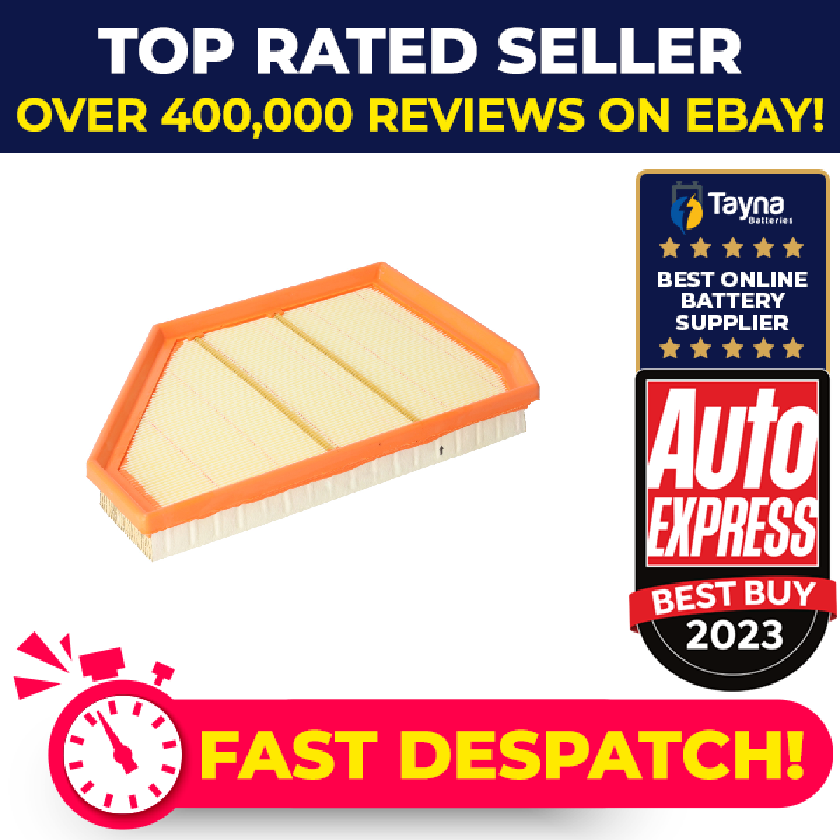 Air Filter Right 196383 Febi 13718091496 Genuine Top Quality Guaranteed New