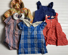 VTG Toddler Girls Lot 60s 70s Dresses, Jacket. Flower Power