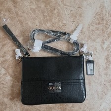 GUESS Mini Delaney Crossbody Bag Black
