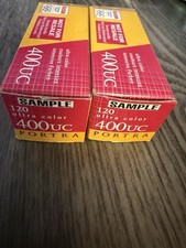 Lot of 2 Kodak PORTRA 400UC Ultra Color 120 ISO 400 - Exp. 10/2004 - NIB sealed