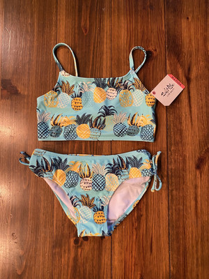 Salt Life Girl s Pineapple 2 Piece Bikini Swimsuit NWT Size 10