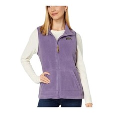 L.L. Bean Womens Purple Mountain Classyic Fleece Vest Medium