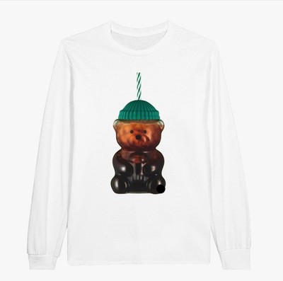 $+@Rßµ¢K$ Bearista Bear Cup Trendy Long Sleeve Shirt