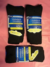 Lot of 3 Dr. Scholl's Women's Diabetes  Ciculatory Crew Socks 2 Pack Sz 4-10