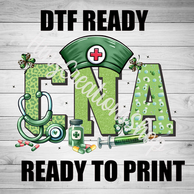 DTF Heat Transfer   Ready to Press, Full Color Design