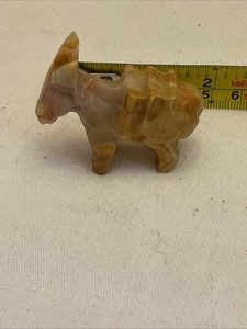 Handcrafted Onyx Donkey , Burro -Z