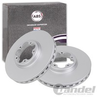 2X A.B.S. Bremsscheiben 308Mm Vorne Passend FüR Ford Tourneo Transit