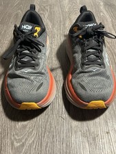 Hoka One One HOKA Bondi 8 Anthracite Blue Red for sale | eBay display picture 3