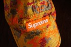 Supreme Orange Camouflage Ripstop Baseball Cap Hat ~ Rare ~ Adjustable Size — photo 3