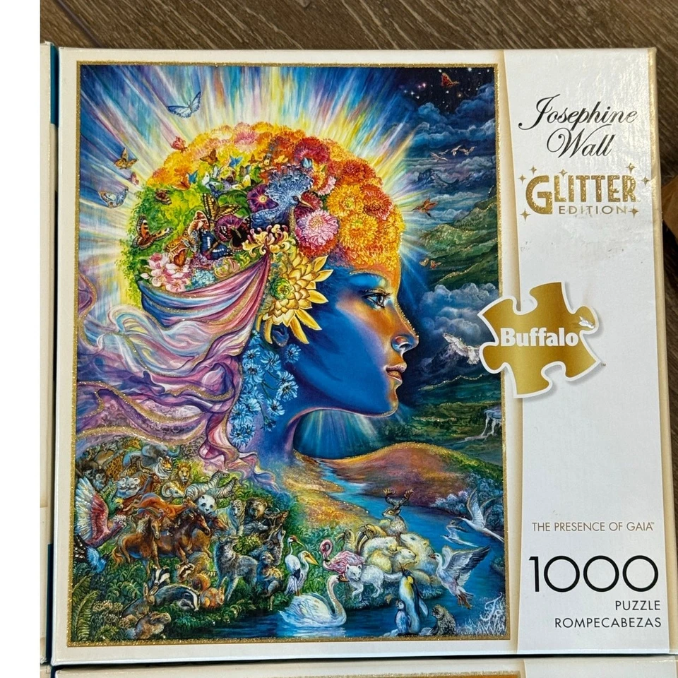 Josephine Wall 1000 Piece 6 Jigsaw Puzzles Titania Gaia Fairy Fantasy Unicorn - Image 4 of 4