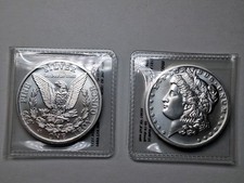 (1)  Private Mint Morgan Dollar Tribute Rounds 1 oz  Of .999 Silver? FREE SHIP! 100.43 per troy oz