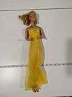 Vtg 1976 Super Size Barbie Mattel Yellow Dress Blonde Rooted Hair See Images