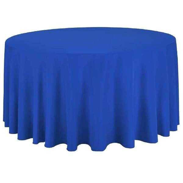 120" Round Polyester Tablecloth &ndash; Elegant Wedding Banquet Dining D&eacute;cor