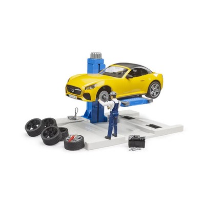 bruder 62112 bworld PKW Service Center + BRUDER Roadster
