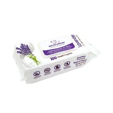 Best Pet Supplies Pet Wipes for Dogs Calming Lavender, Aloe Vera, 100 Count