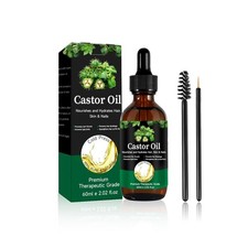 Aceite De Ricino Natural Organico 100 Cold Pressed Organic Pure Castor Oil USA