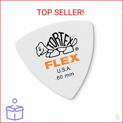 Jim Dunlop Tortex  Flex  Triangle Pick .60MM - 6 Pack