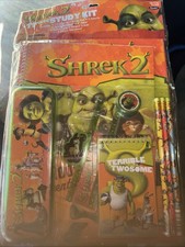 RARE Shrek 2 RoseArt 11 Piece Study Kit (BRAN...