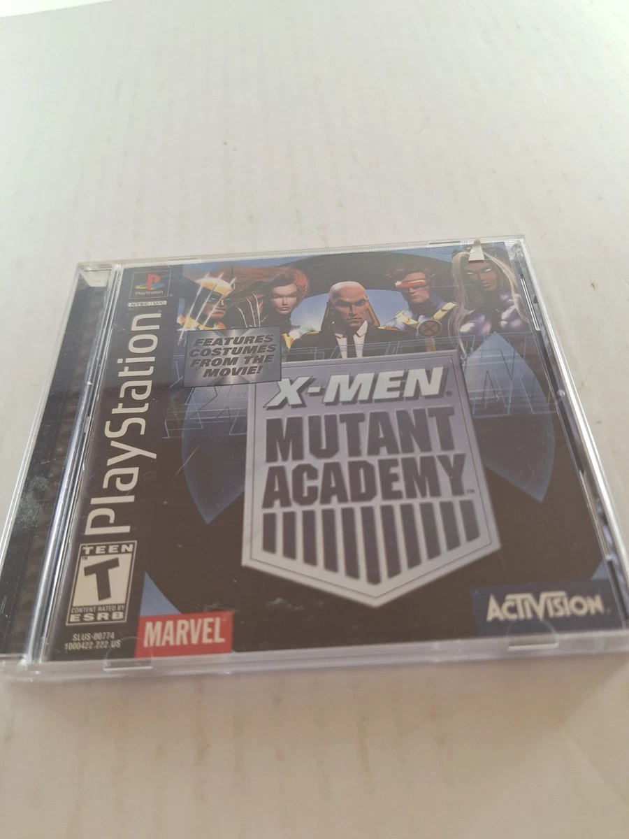Jeu X-MEN MUTANT ACADEMY Pour PlayStation 1 PS1 - Version PAL Française - Très Bon état