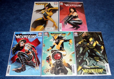#ad LAURA KINNEY WOLVERINE #1 2 3 4 5 variant set MARVEL 2025 J SCOTT CAMPBELL X 23 $17.99