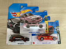 Hot wheels x 3 Ford Focus RS '70 Ford Escort RS2000 '87 Ford Sierra Cosworth new