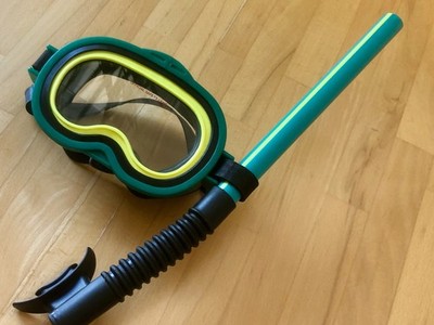 Taucherbrille Kinder mit Schnorchel - Schnorchelmaske Tauchmaske s. Bilder!