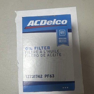 ACDelco GM Original Equipment PF63 (12735811) Engine Oil Filter