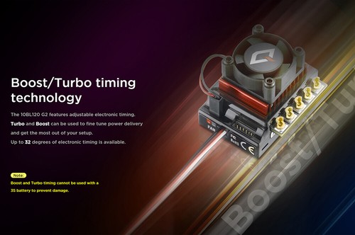 Hobbywing QUICRUN Sensored 120A / 60A 2-3S Lipo Brushless ESC for 1/10 Car - Picture 14 of 25