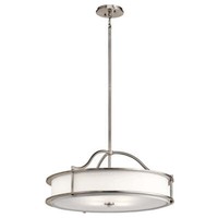 Elstead Emory HäNgeleuchte E27 4-Fach 29Cm Klassisches Zinn