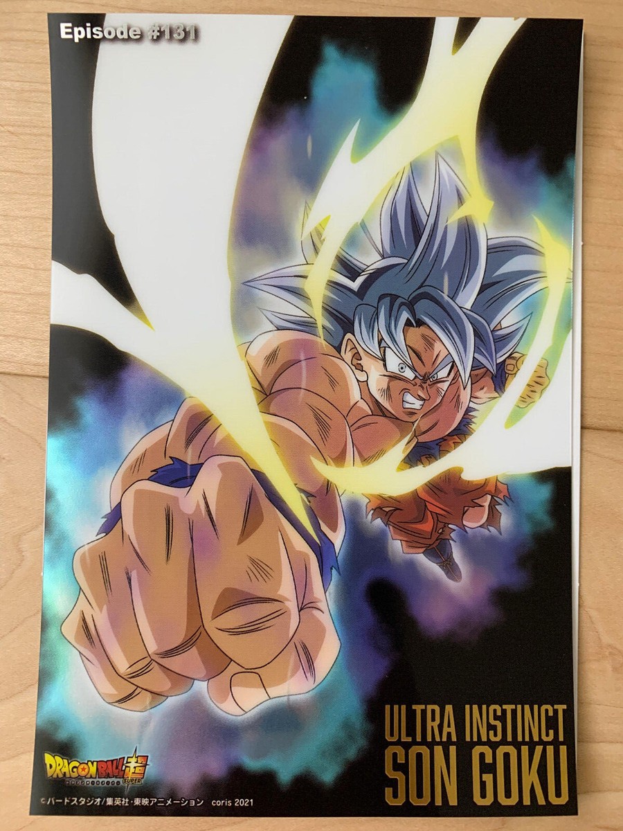 CORIS Dragon Ball Super Metallic Gum Sheet Set Of 3 Secret Goku