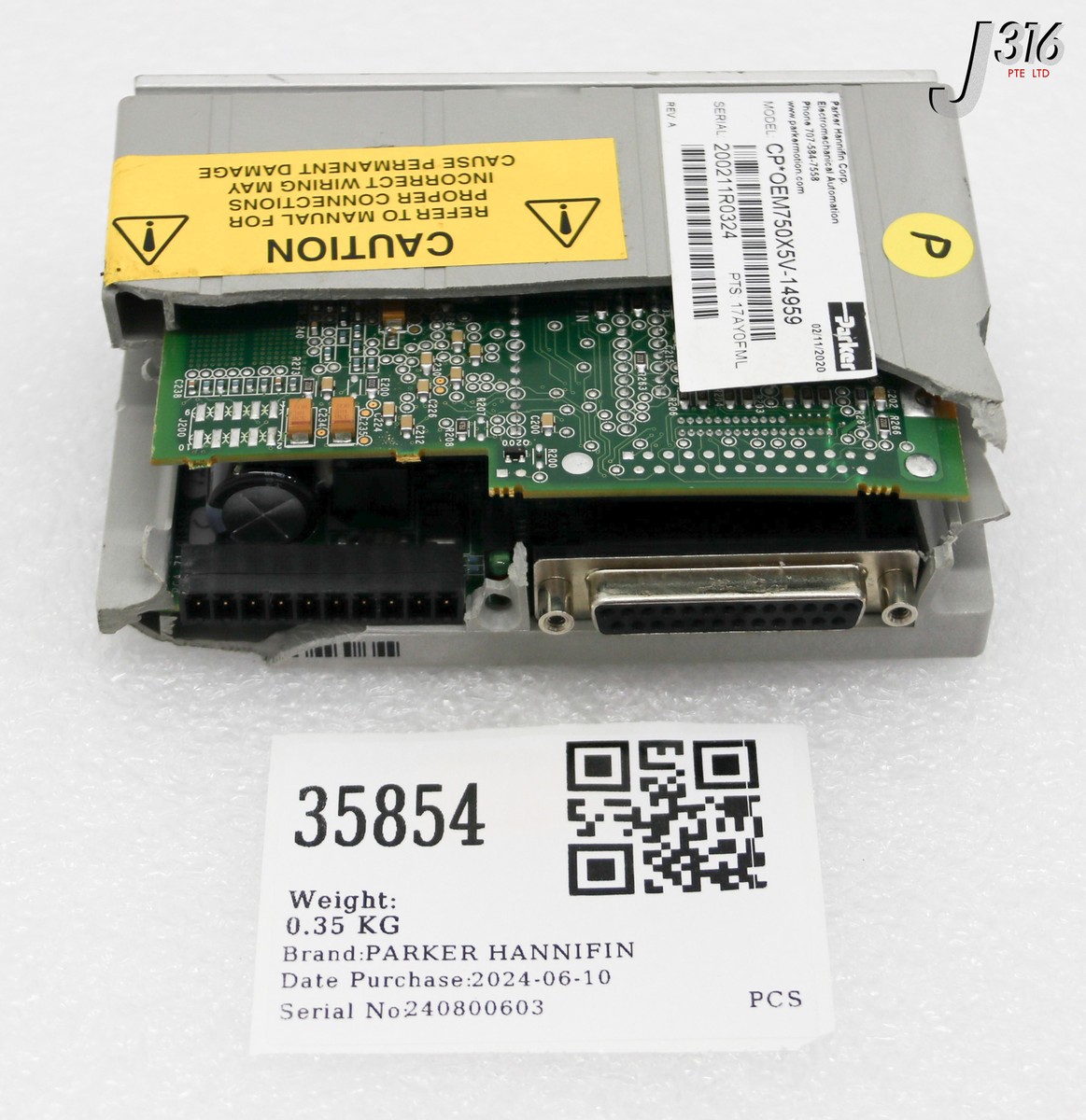 35854 PARKER HANNIFIN STEPPER DRIVE CTLR, OEM SERIES (PARTS) CP