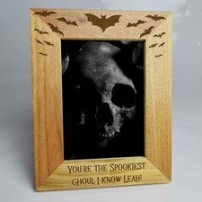 Custom Photo Frame for Halloween Party Bats Spiders Witches Halloween Gift Ideas