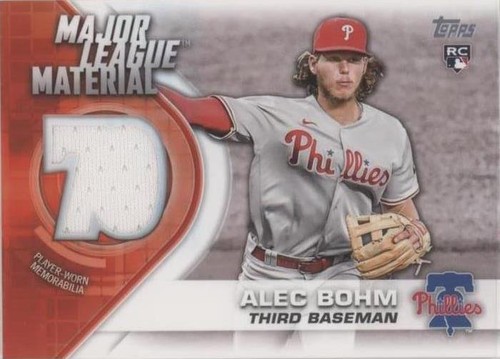 Alec Bohm 2025 Topps Series 1 Rainbow Foilboard #7 Philadelphia