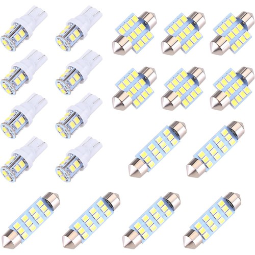 20pcs LED Interior Lights Bulbs Kit Car Trunk Dome License Plate Lamps 6000K T10 - Picture 13 of 13