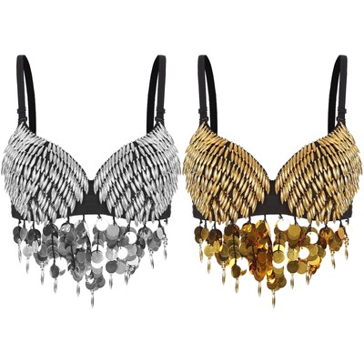 Women Bra Carnival Brassiere Belly Dance Top Performance Costume Dancewear