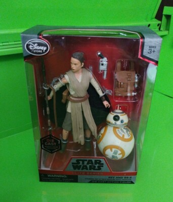 Disney Store Star Wars Rey And BB8 Elite Series 6'' Die-Cast! #X746