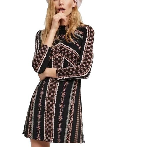 free people delilah embroidered wrap dress Free People Women's Delilah Embroidered Wrap Dress - Malibu Pink