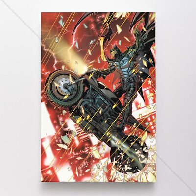 Batman Poster Canvas DC Dark Knight Comic Book Cover Art Print #9012
