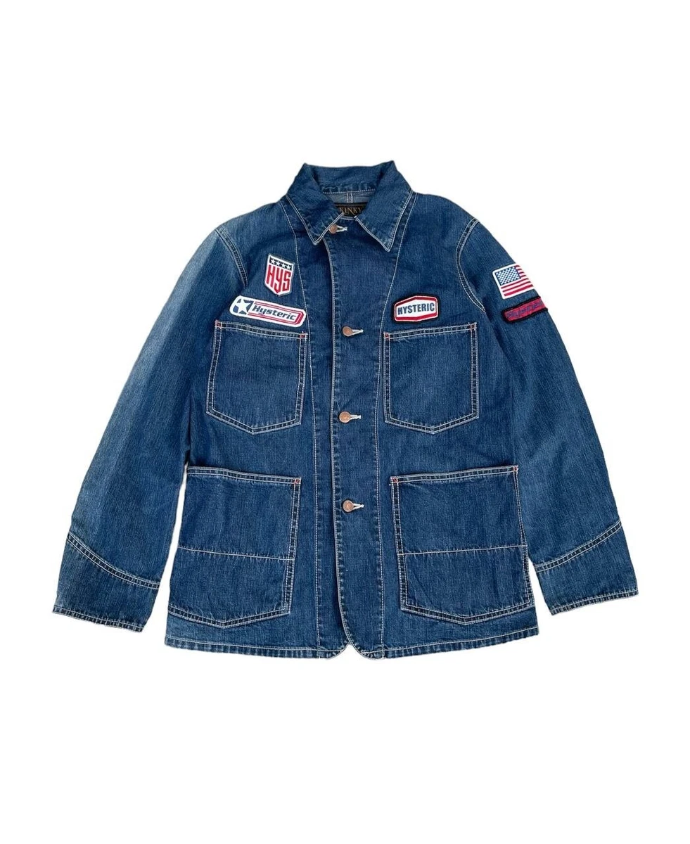 Hysteric Glamour Blue Coats, Jackets & Vests for Men for Sale