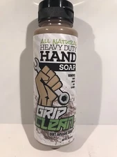 Hand Soap 8oz Grip Clean All Natural Heavy Duty Removes Grease Oil Paint More