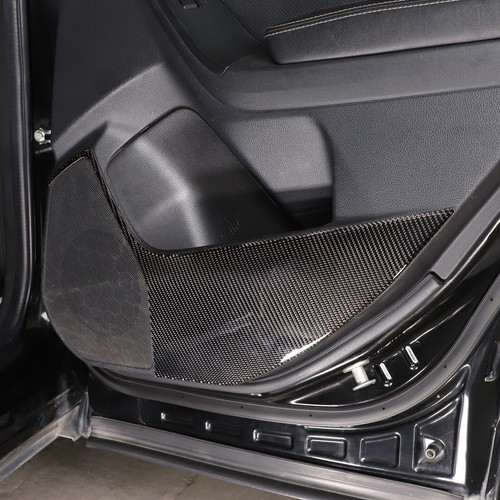 Carbon Fiber Rear Door Bottom Scratch Trim For Subaru Forester 2013-2018 - Picture 4 of 10